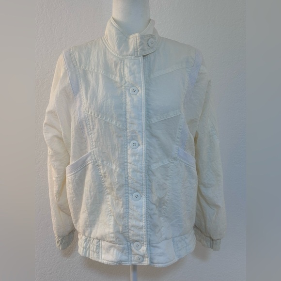 Vintage Crosswinds White Windbreaker Jacket Size Small Y2K - Picture 1 of 6